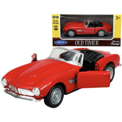 1:34 Metalowy model Welly BMW 507 czerwony Old Timer