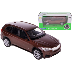 1:34 Metalowy model Welly BMW X5 Brązowy kolekcjonerski 