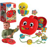 17632 Clementoni Baby Montessori Jabłko i Przyjaciele zabawka edukacyjna