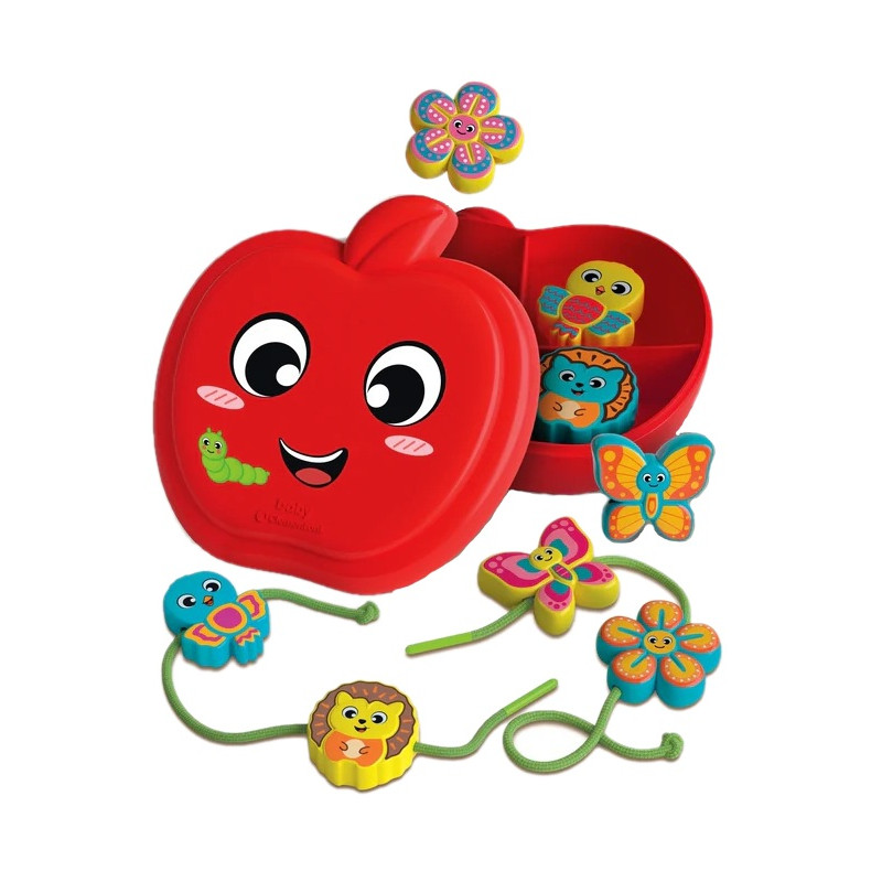 17632 Clementoni Baby Montessori Jabłko i Przyjaciele zabawka edukacyjna