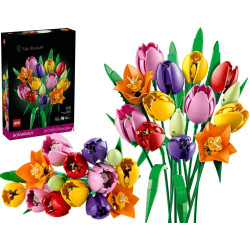 11501 Klocki Lego Botanicals Bukiet tulipanów  576 elementów 