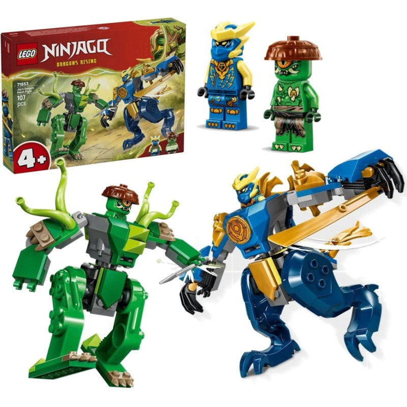 71853 Klocki Lego Ninjago Bitwa w smoczym mechu Jaya 107 elementów