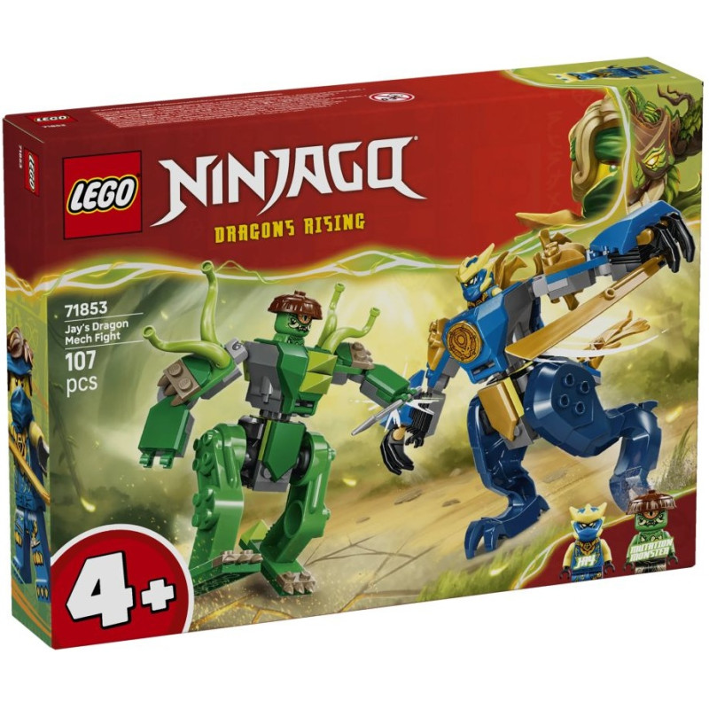 71853 Klocki Lego Ninjago Bitwa w smoczym mechu Jaya 107 elementów