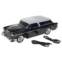 4368 Przenośny głośnik realistyczny model samochodu radio fm auto