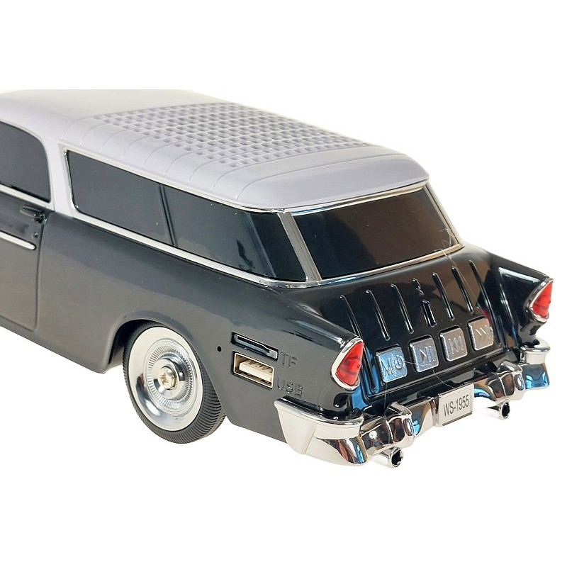 4368 Przenośny głośnik realistyczny model samochodu radio fm auto