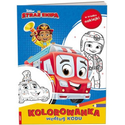 4979 Disney Straż Ekipa kolorowanka według kodu Praca zbiorowa