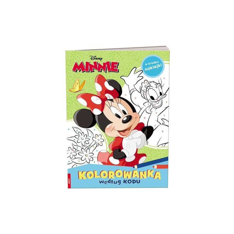 4948 Disney Minnie kolorowanka według kodu Praca zbiorowa