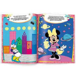 4672 Disney Minnie 100 Brokatowych Naklejek Praca Zbiorowa 