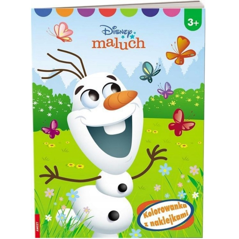 8664 Disney Maluch Kolorowanka z naklejkami Praca Zbiorowa 