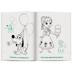 8664 Disney Maluch Kolorowanka z naklejkami Praca Zbiorowa 
