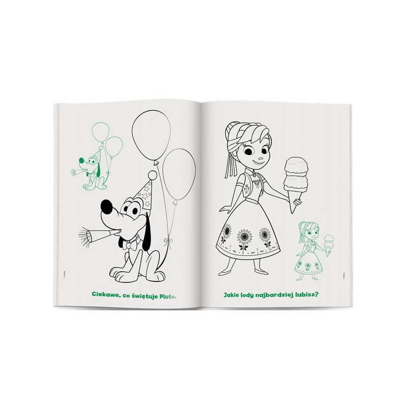 8664 Disney Maluch Kolorowanka z naklejkami Praca Zbiorowa 