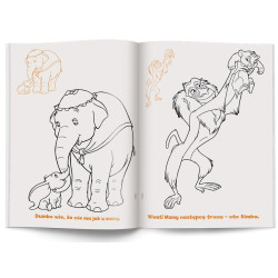 9197 Disney Kolorowanka z naklejkami Praca Zbiorowa 