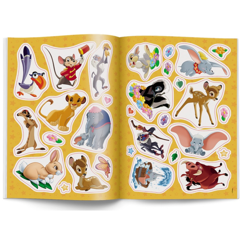 9197 Disney Kolorowanka z naklejkami Praca Zbiorowa 