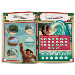 5334 Disney Vaiana 2 100 Brokatowych Naklejek Praca Zbiorowa 