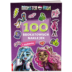 3996 Monster High 100 Brokatowych Naklejek Praca Zbiorowa 