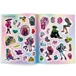 3996 Monster High 100 Brokatowych Naklejek Praca Zbiorowa 