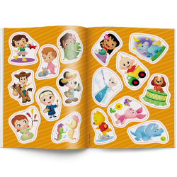 0100 Disney Maluch Kolorowanka z naklejkami Praca Zbiorowa