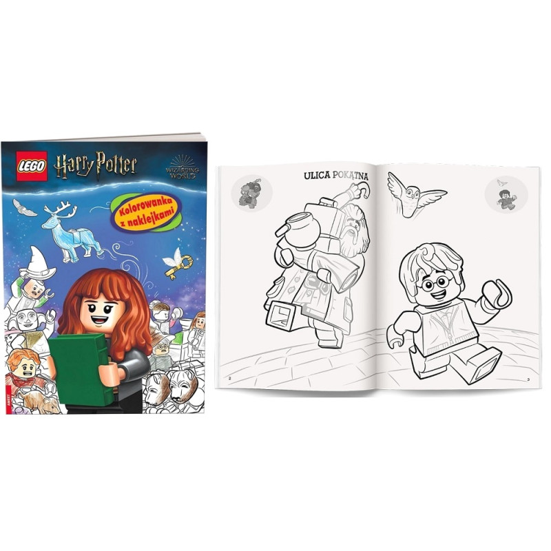 9678 Lego Harry Potter Kolorowanka z naklejkami Praca Zbiorowa 