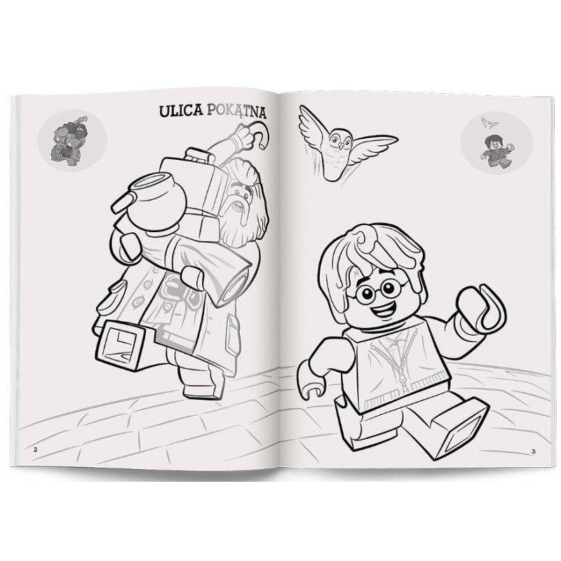 9678 Lego Harry Potter Kolorowanka z naklejkami Praca Zbiorowa 