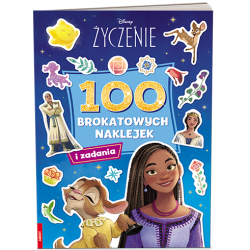 3040 Disney Życzenie 100 Brokatowych Naklejek Praca Zbiorowa