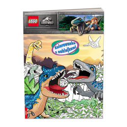 1459 Lego Jurassic World Kolorowanka z naklejkami Praca zbiorowa  