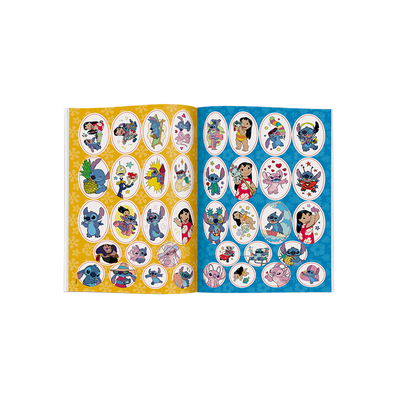 5877 Disney Stich Naklejam i Koloruję Praca zbiorowa