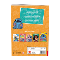 5877 Disney Stich Naklejam i Koloruję Praca zbiorowa