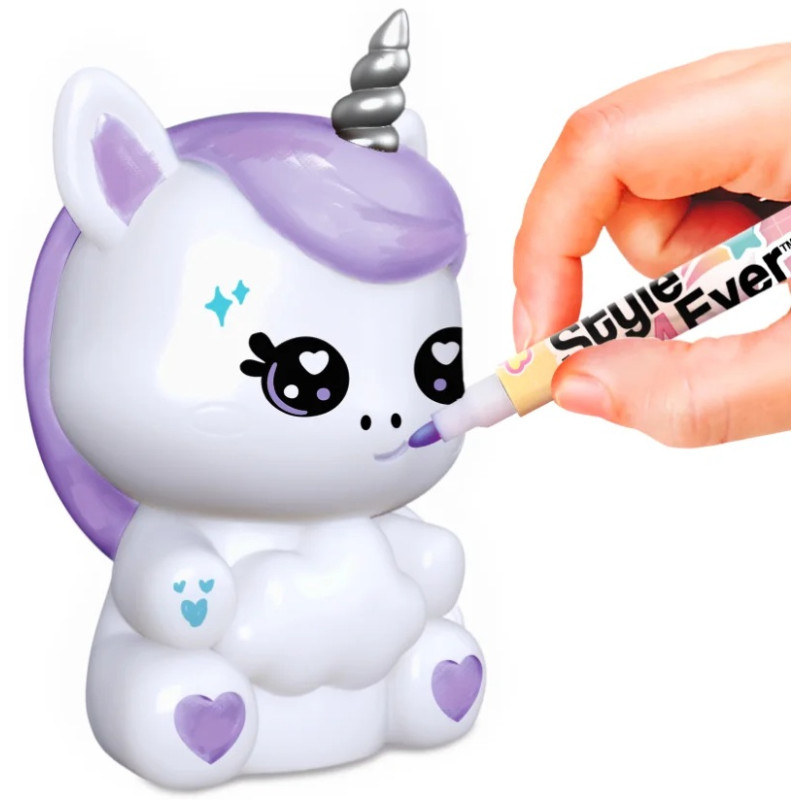 6686 Świecące Dekorożce – Zwierzaczki DIY KAWAII, Jednorożec z chmurką