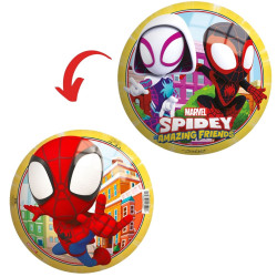 3071 Duża gumowa kolorowa piłka do gry Spidey  23cm 
