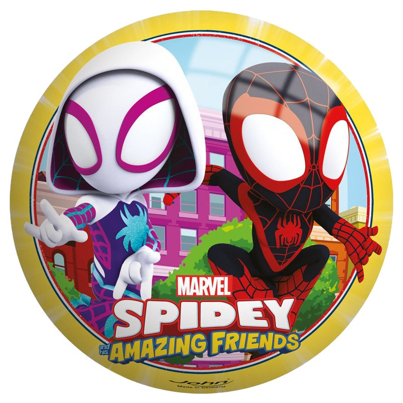 3071 Duża gumowa kolorowa piłka do gry Spidey  23cm 