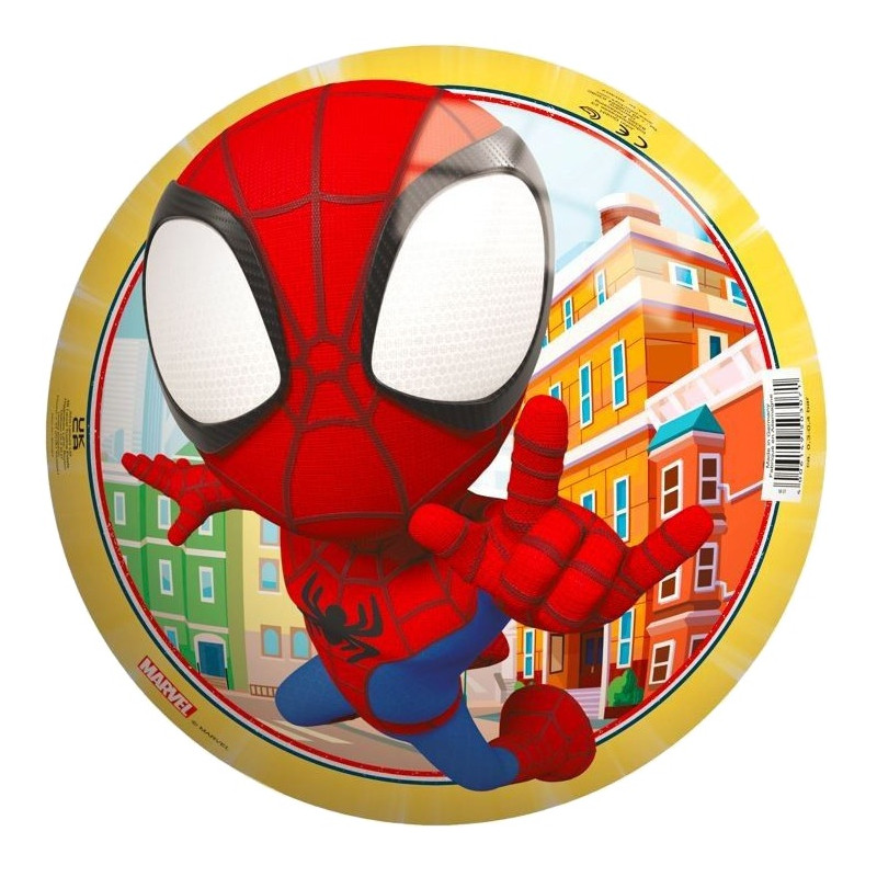3071 Duża gumowa kolorowa piłka do gry Spidey  23cm 
