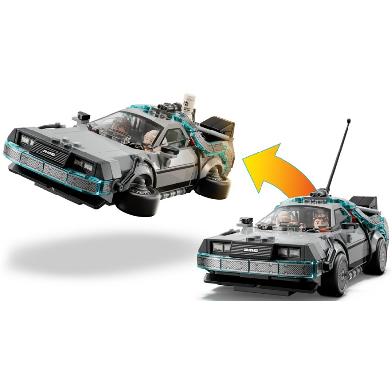 77256 Klocki Lego Speed Wehikuł czasu Powrotu do przyszłości 357 elementów 