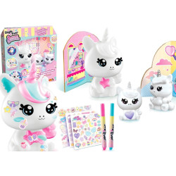 7348 Świecące Dekorożce – Rodzinka jednorożców DIY Kawaii style 