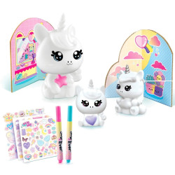 7348 Świecące Dekorożce – Rodzinka jednorożców DIY Kawaii style 