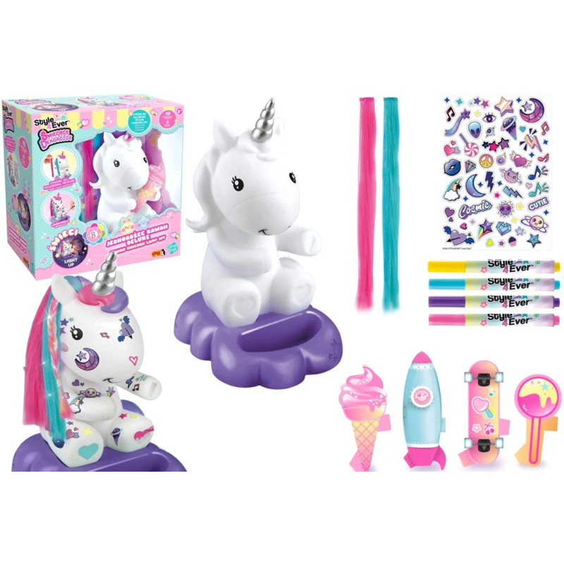 7331 Świecące Dekorożce – Jednorożec DIY Deluxe Kawaii style 