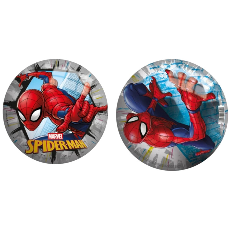3095 Duża gumowa kolorowa piłka do gry Spider Man 23cm 