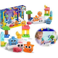 0485 Mega Bloks Zestaw W Blasku Księżyca i Słoneczka Klocki + Lampka Nocna