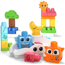 0485 Mega Bloks Zestaw W Blasku Księżyca i Słoneczka Klocki + Lampka Nocna