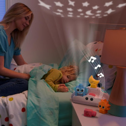 0485 Mega Bloks Zestaw W Blasku Księżyca i Słoneczka Klocki + Lampka Nocna