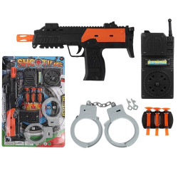 7120 Pistolet na strzałki zestaw policyjny kajdanki 
