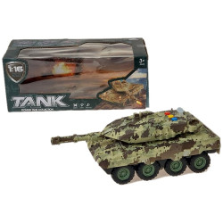 4291 Funkcyjny czołg ze światłem i dźwiękiem pojazd wojskowy tank armia