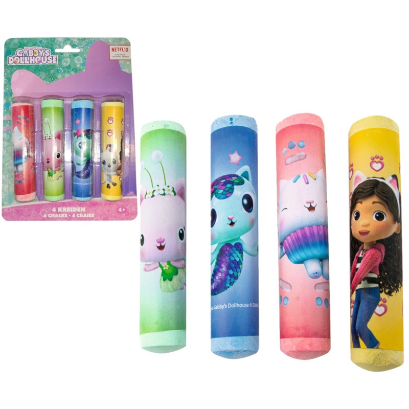 2633 Kreda Chodnikowa 4 kolory Koci Domek Gabi John