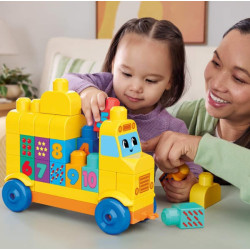 9050 Klocki Mega Bloks Autobus Buduj I Licz pojazd i klocki