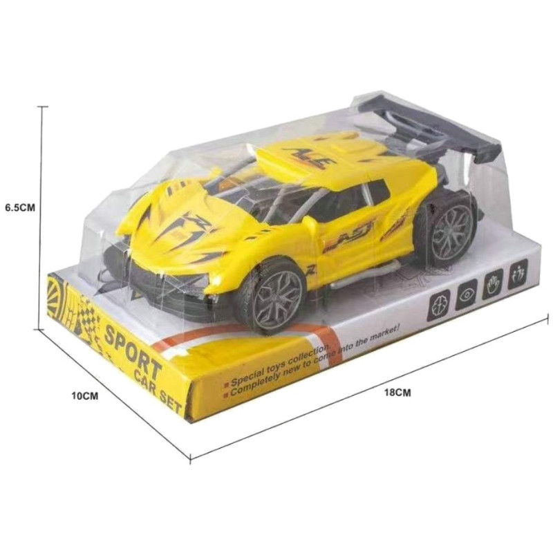 4098 Sportowe auto z napędem pull-back wyścigówka pojazd