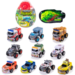 4220 Samochodzik Motor Mutants Pojedyncze jajko niespodzianka slime Dickie
