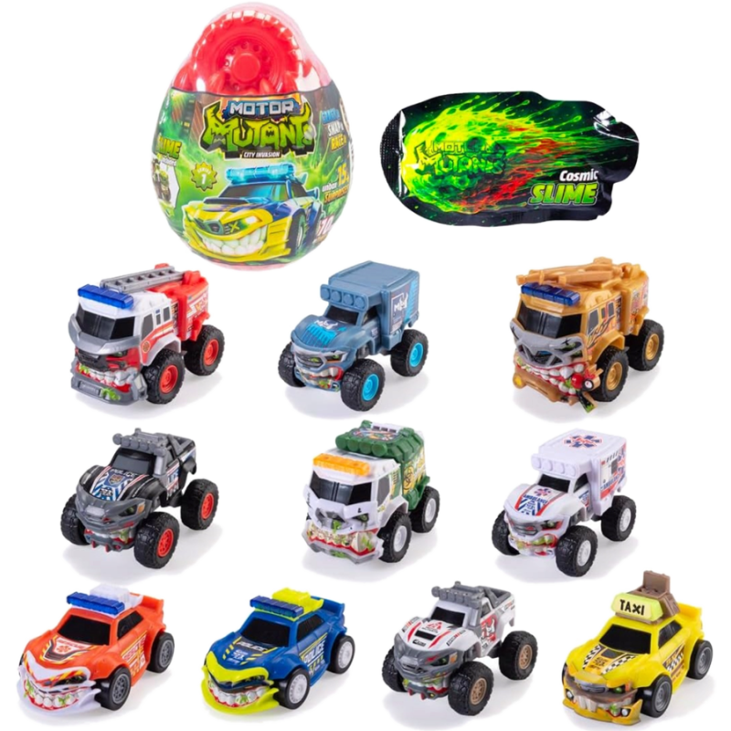 4220 Samochodzik Motor Mutants Pojedyncze jajko niespodzianka slime Dickie