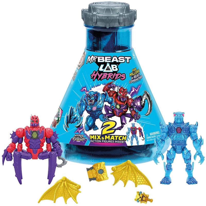 1242 Mr Beast Lab Hybryda Multipack Figurki mix & match