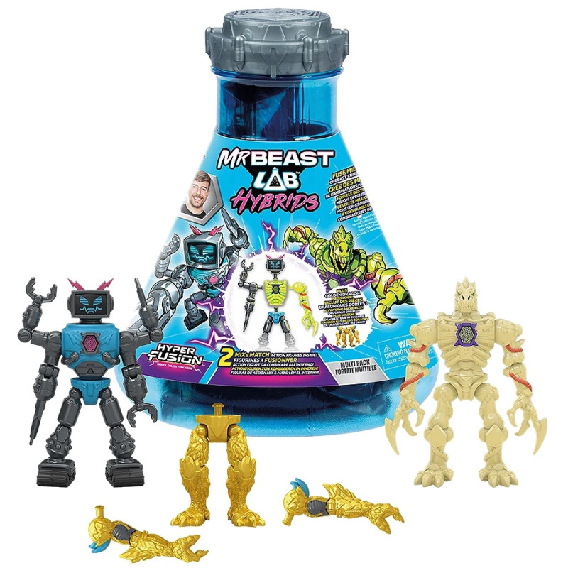 1242 Mr Beast Lab Hybryda Multipack Figurki mix & match