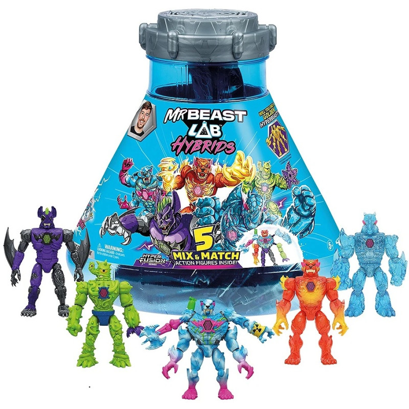 1259 Mr Beast Lab Hybryda Megapack Figurki mix & match