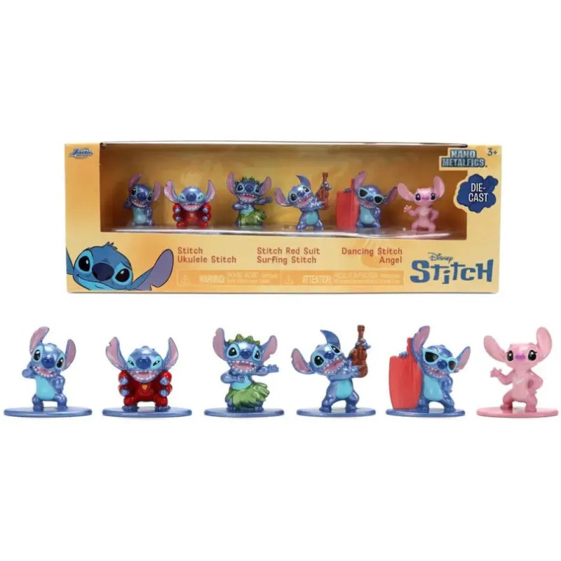 0659 Zestaw figurek Disney Stitch Nano Metalfigs Jada